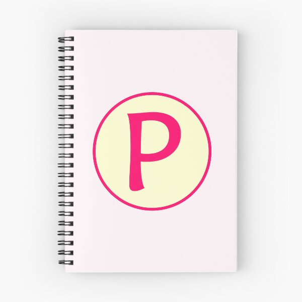 Item preview, Pink Alphabet Letter P Circle designed and sold by Jeallan Designs.