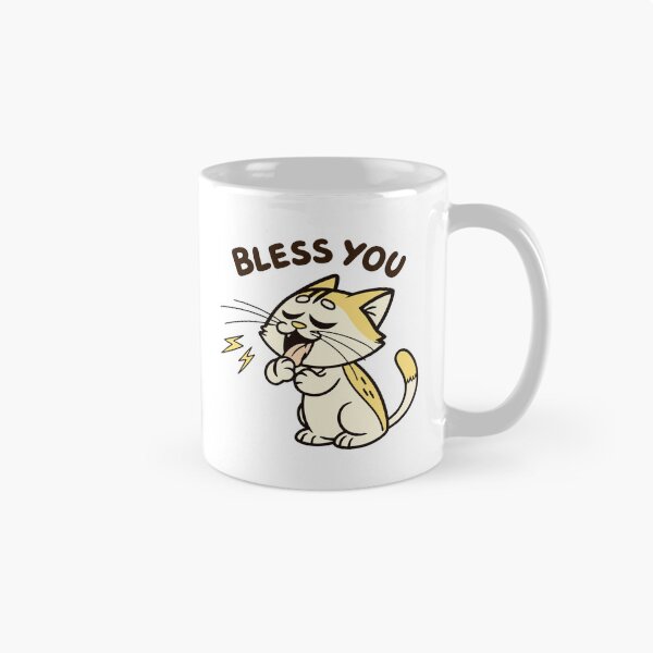 Item preview, Cute Sneezing Cat Funny Pun Design designed and sold by smdrndr.