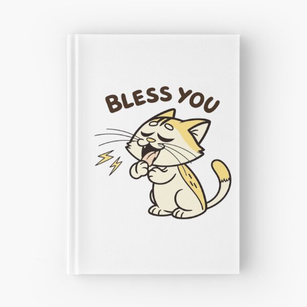 Item preview, Cute Sneezing Cat Funny Pun Design designed and sold by smdrndr.
