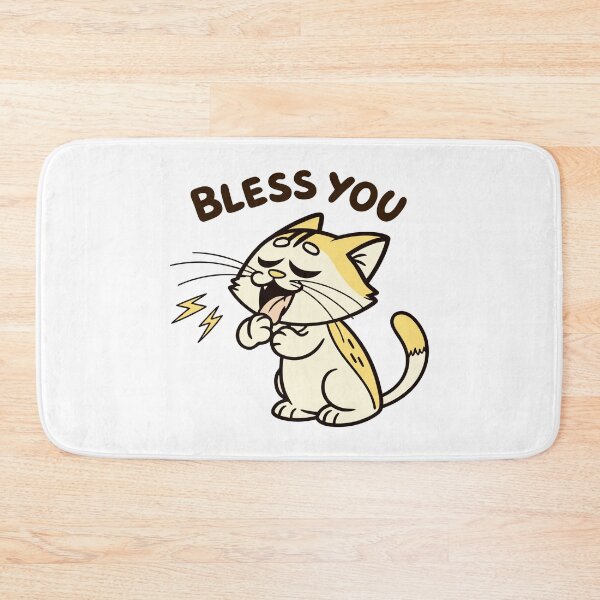 Item preview, Cute Sneezing Cat Funny Pun Design designed and sold by smdrndr.