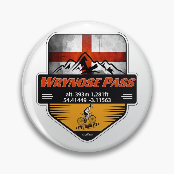 Item preview, Wrynose Pass Lake District England Cycling Ive Done It! Sticker 01 designed and sold by OuterShellUK.