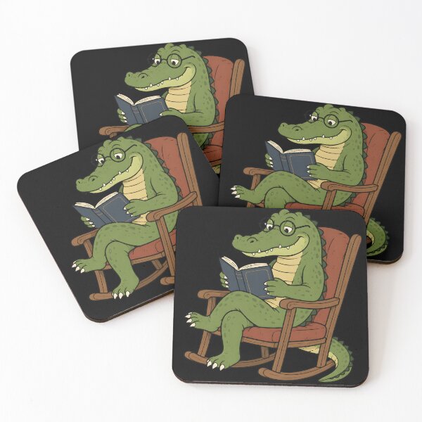 Item preview, Alligator Reading Awesome Funny Graphic designed and sold by ByDanielDesigns.