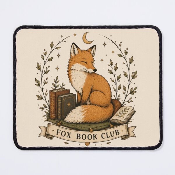 Item preview, Fox Book Club | Cozy Cottagecore Fox Reading Shirt for Book Lovers designed and sold by Moonwoven Studio.