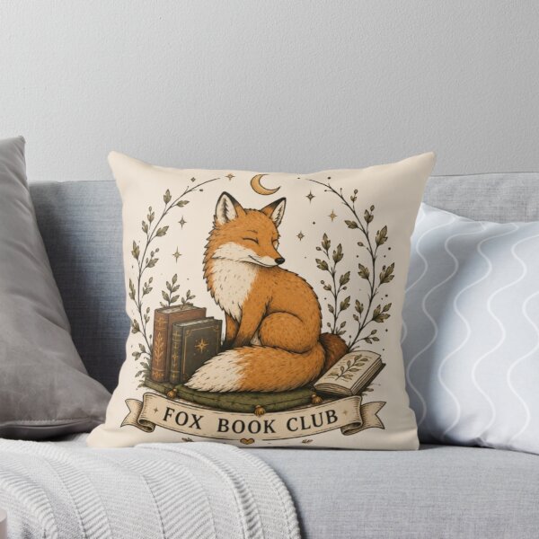 Item preview, Fox Book Club | Cozy Cottagecore Fox Reading Shirt for Book Lovers designed and sold by Moonwoven Studio.
