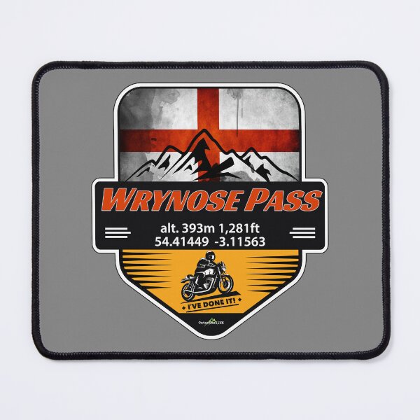 Item preview, Wrynose Pass Lake District England Motorcycle Ive Done It! Sticker 01 designed and sold by OuterShellUK.