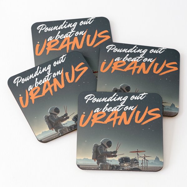 Item preview, Pounding Out a Beat on Uranus designed and sold by KapowStickers.