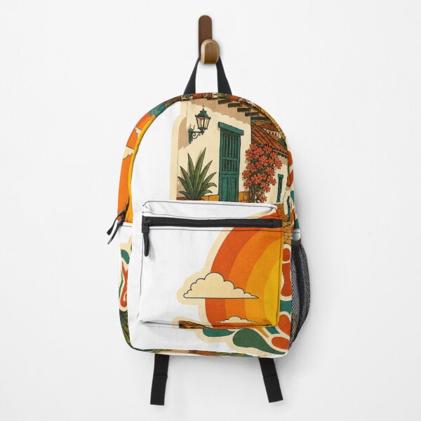 Item preview, Barichara Colombia Travel Souvenir - Retro Illustration designed and sold by VisualArtsOasis.