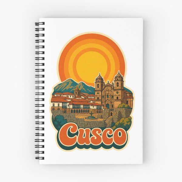 Item preview, Recuerdo de viaje a Cusco, Perú - Ilustración retro designed and sold by VisualArtsOasis.