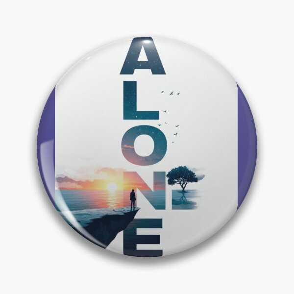 Item preview, alone design art designed and sold by MoodByte .