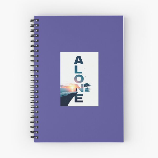 Item preview, alone design art designed and sold by MoodByte .