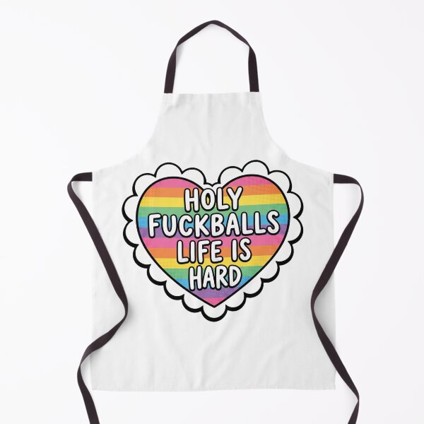 Item preview, Holy Fuckballs Life Is Hard Pastel Rainbow Heart designed and sold by AdyKurniawan.