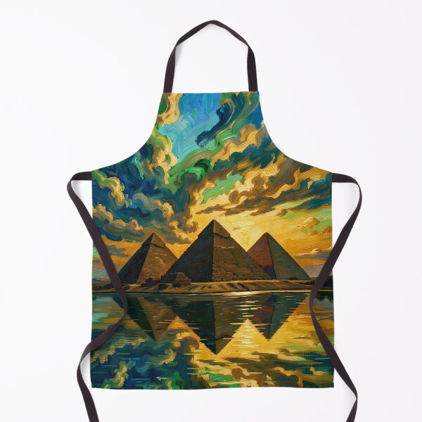 Item preview, The Egyptian Pyramids of Giza on the Nile designed and sold by VoidVeilStudio.