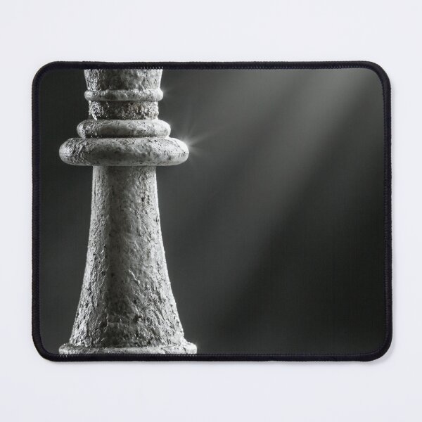 Item preview, Checkmate - Moody Black and White Chess Art designed and sold by DukaveArt .
