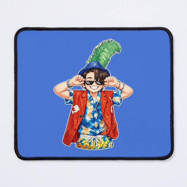 Item preview, BTS Jungkook | JK feather colourful outfit art | Jin | BTS JK designed and sold by moteesshop.