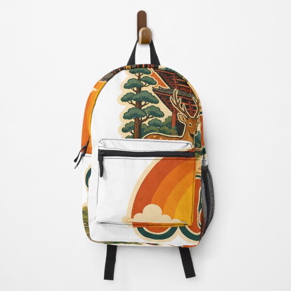 Item preview, Nara Japan Travel Souvenir - Retro Illustration designed and sold by VisualArtsOasis.