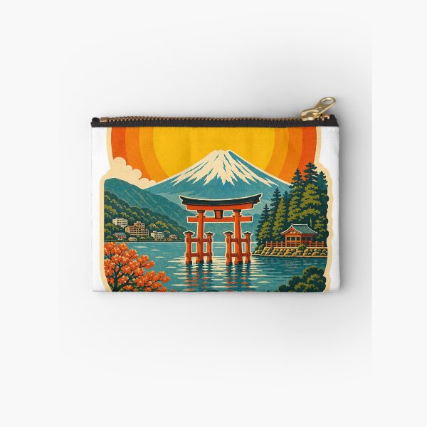 Item preview, Hakone Japan Travel Souvenir - Retro Illustration designed and sold by VisualArtsOasis.