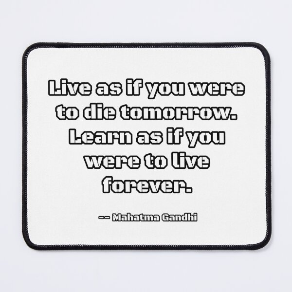 Item preview, Live As If You Die Tomorrow designed and sold by T-domain.
