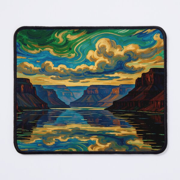 Item preview, Grand Canyon Flooded with Water designed and sold by VoidVeilStudio.
