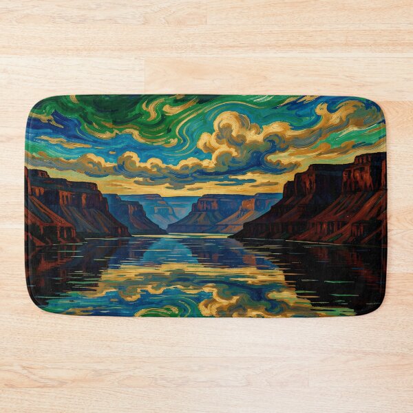 Item preview, Grand Canyon Flooded with Water designed and sold by VoidVeilStudio.