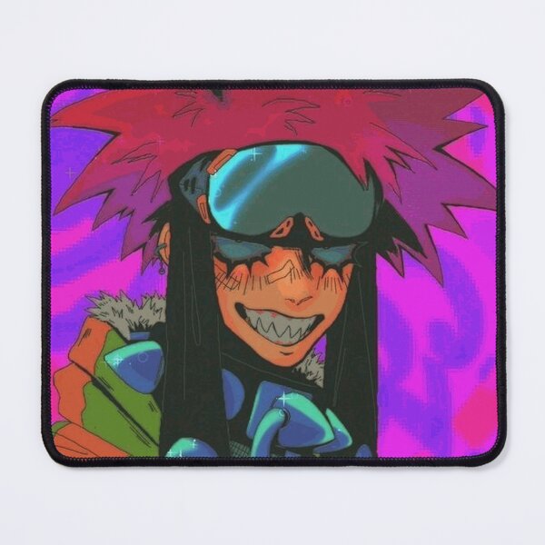 Item preview, Neon Cyberpunk Anime Character with Blue Goggles designed and sold by TobinAshcroft.