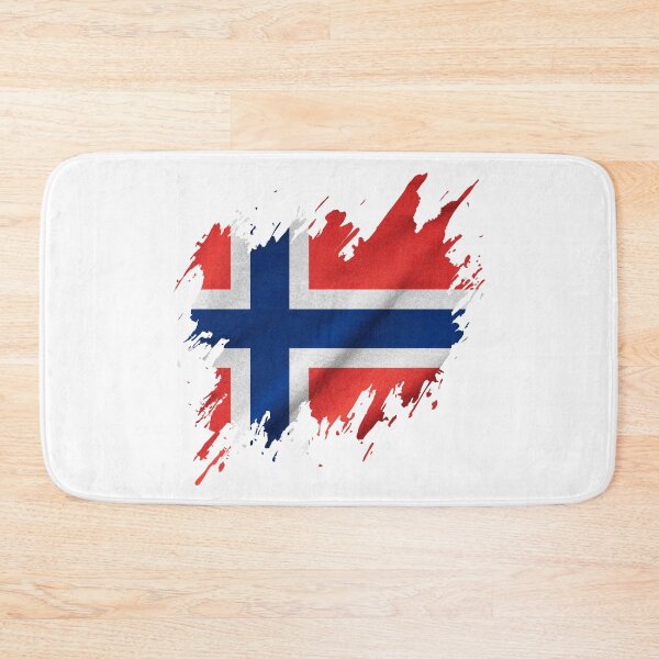 Item preview, Grunge Norwegian flag, Norwegian pride designed and sold by Dressyourflag.