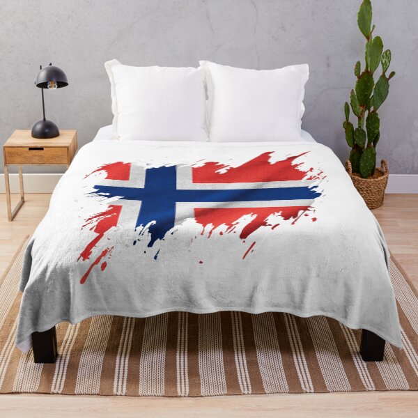 Item preview, Grunge Norwegian flag, Norwegian pride designed and sold by Dressyourflag.