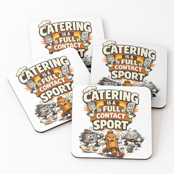 Item preview, Catering Is a Full Contact Sport - Funny Chef Kitchen designed and sold by SidTastic .
