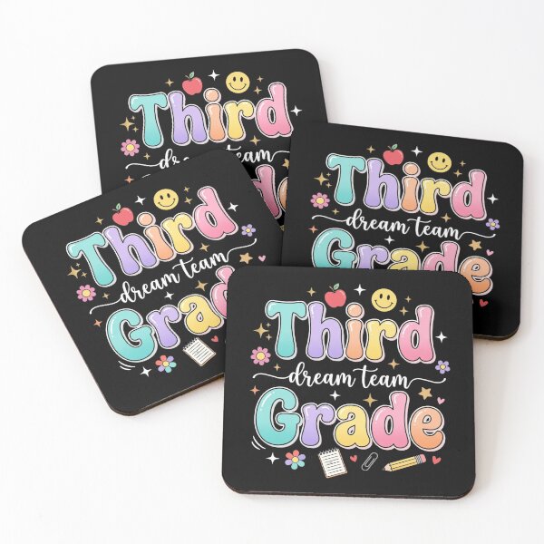 Item preview, Preppy Third Grade Dream Team Back to School Teachers Kids T-Shirt | Cute Classroom Graphic Gift designed and sold by Trendably.