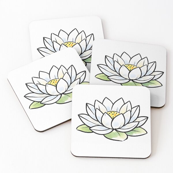 Item preview, Flor de loto blanca designed and sold by GraphicsClub.