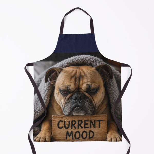 Item preview, Current Mood – Grumpy Bulldog | Funny Dog Meme | Moody Bulldog Design designed and sold by CJLindy.