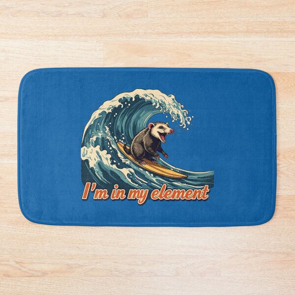 Item preview, I'm in my element - Opossum on the surfboard designed and sold by ParadoxParadox.