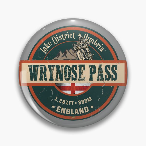 Item preview, Wrynose Pass Lake District England Motorcycle Sticker 02 designed and sold by OuterShellUK.