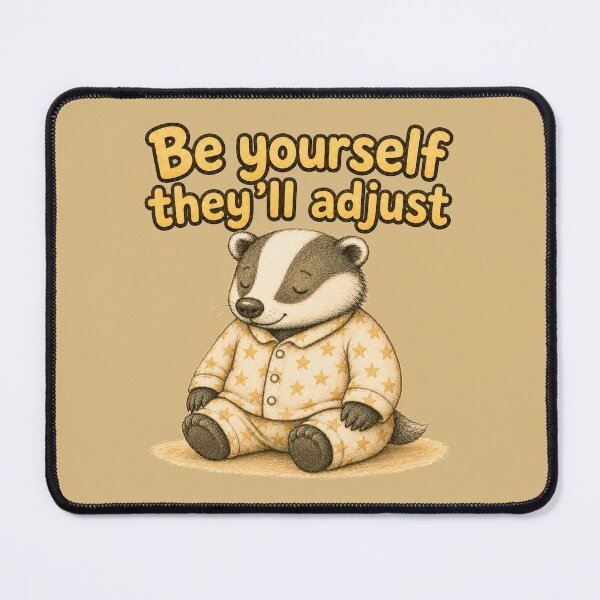 Item preview, Be Yourself, They’ll Adjust Badger designed and sold by ChirpInc.