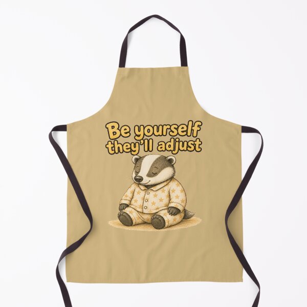 Item preview, Be Yourself, They’ll Adjust Badger designed and sold by ChirpInc.