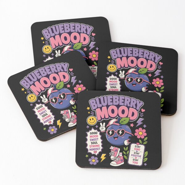 Item preview, Blueberry Mood Cute Positive Berry Character with Sweet Soul and Strong Mindset Inspiration designed and sold by Huddy-clothes.