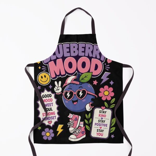 Item preview, Blueberry Mood Cute Positive Berry Character with Sweet Soul and Strong Mindset Inspiration designed and sold by Huddy-clothes.