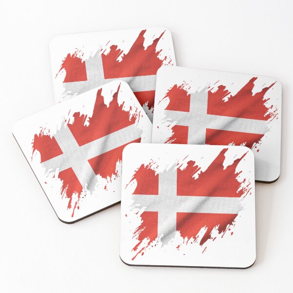 Item preview, Grunge Danish flag, Danish pride designed and sold by Dressyourflag.