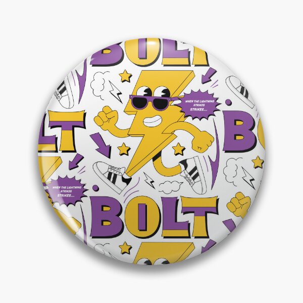 Item preview, Cool Lightning Bolt Mascot Cartoon designed and sold by smdrndr.