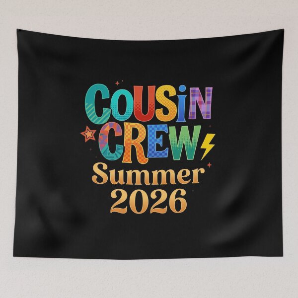 Item preview, Cousin Crew Retro Summer Vacation Family Trip Matching Kids T-Shirt | Cute Family Reunion Graphic Gift designed and sold by Trendably.