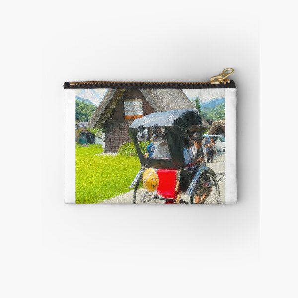 Item preview, Shirakawa-go Straw House and Rickshaw designed and sold by Crafted-by-Nico.