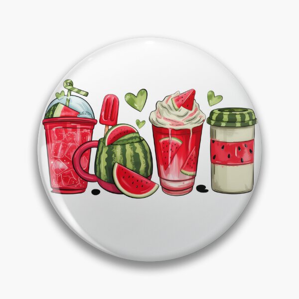 Item preview, Watermelon Summer Drinks Collection Illustration designed and sold by Palette & Hue.