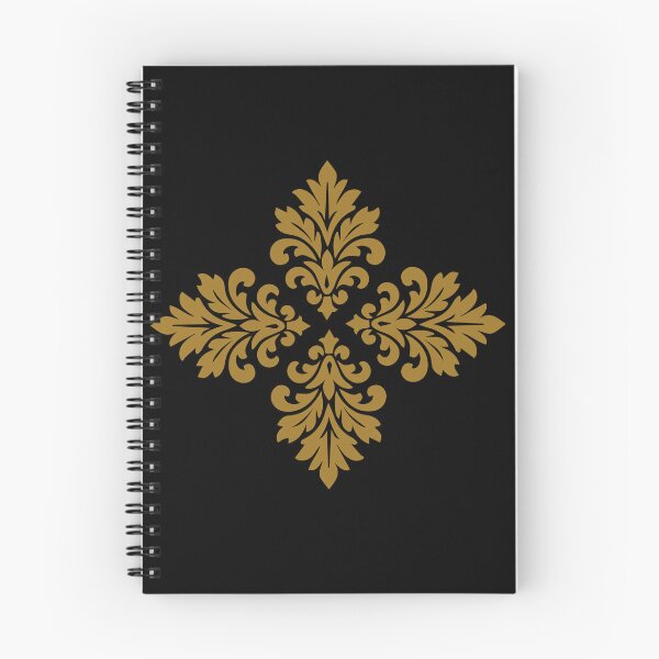 Item preview, Elegant Golden Damask Royal Floral Motif. designed and sold by Jyoti-Quotes.