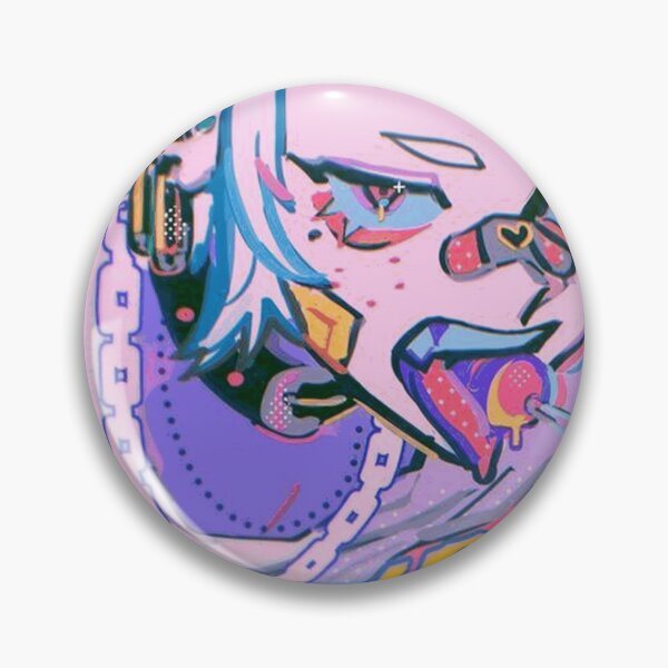 Item preview, Pastel Neon Harajuku Punk Anime Portrait designed and sold by TobinAshcroft.