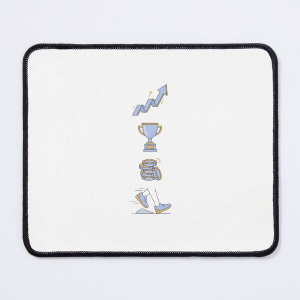 Item preview, Minimalist 2D flat vector center vertical business trophy icon asset sheet on white background misso design designed and sold by MissoStudio.