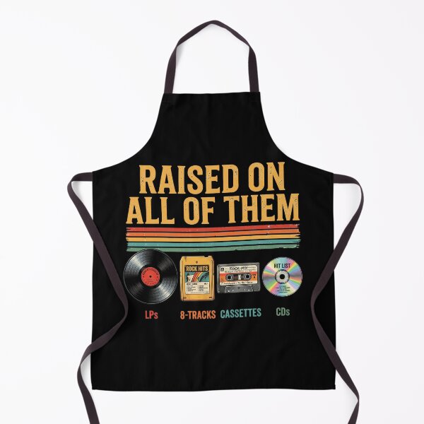 Item preview, Raised On All Of Them Vintage Music Formats designed and sold by AdyKurniawan.