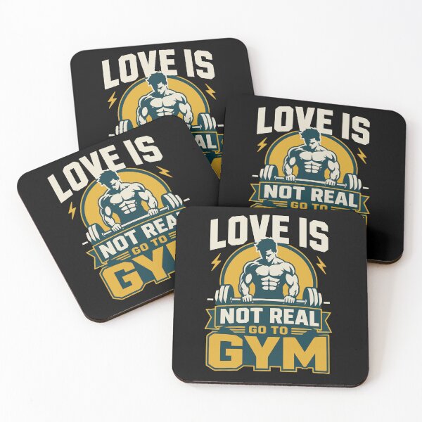 Item preview, Love Is Not Real Go To Gym Motivational Bodybuilding Workout Quote for Fitness Lovers, Weightlifting Athletes and Strength Training Enthusiasts designed and sold by Huddy-clothes.