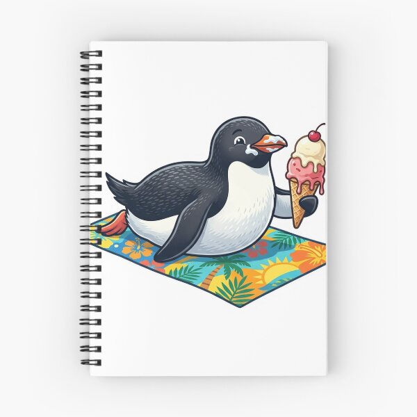 Item preview, Penguin on Tropical Beach Vacation designed and sold by YNAMREG.
