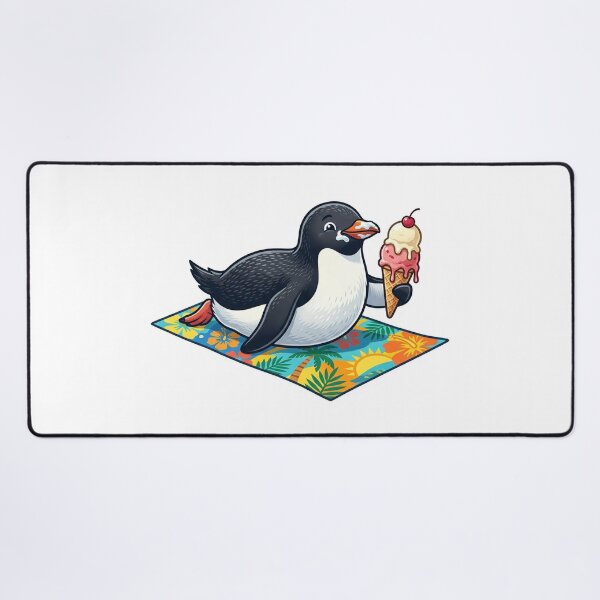 Item preview, Penguin on Tropical Beach Vacation designed and sold by YNAMREG.