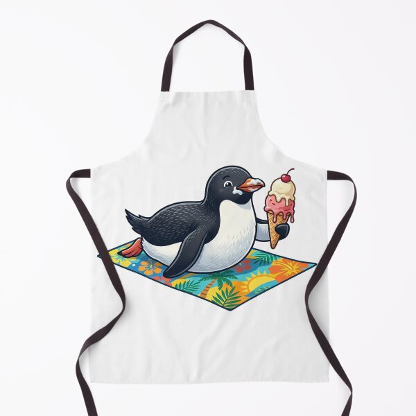 Item preview, Penguin on Tropical Beach Vacation designed and sold by YNAMREG.