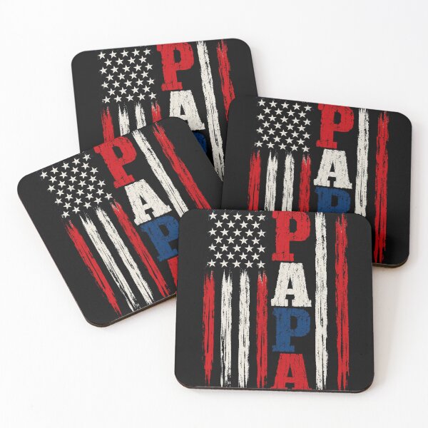 Item preview, Papa American Flag Grandfather Patriotic designed and sold by SkeletonsDanger.
